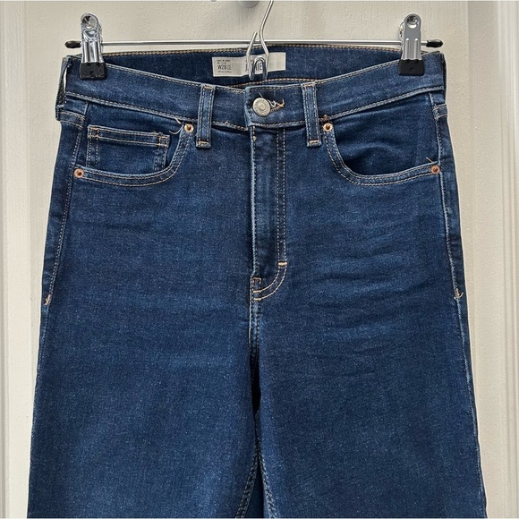 Topshop Jamie Skinny Jeans High Rise Ankle Length Dark Indigo Blue Size 26 - Picture 7 of 16